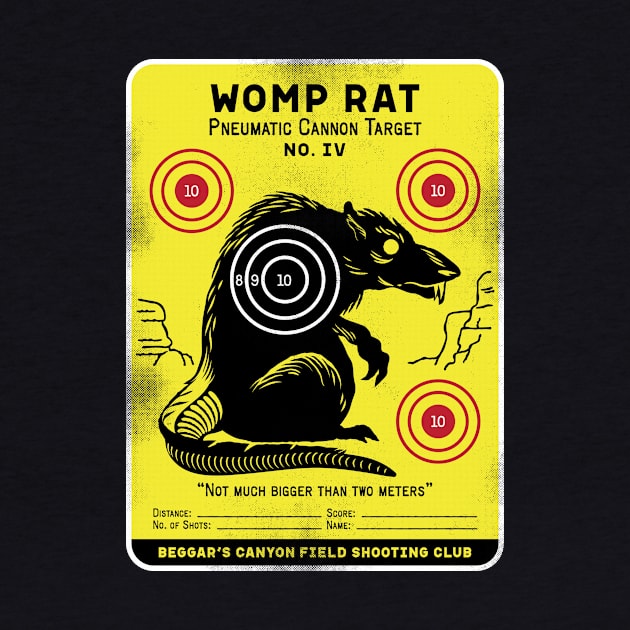 Womp Rat Target by toadyco